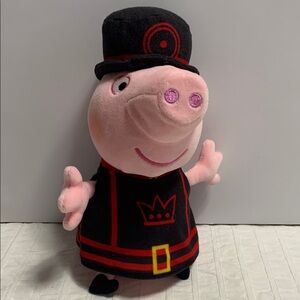 8” Castle Guard Peppa Pig Plush - Exclusive to Hamley UK